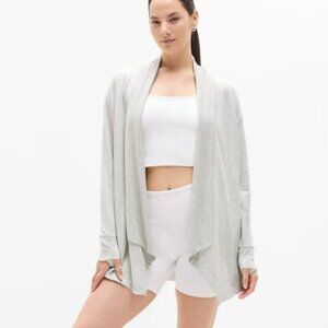 Athleta Pranayama Restore Wrap I Gray I Size 2X I EUC